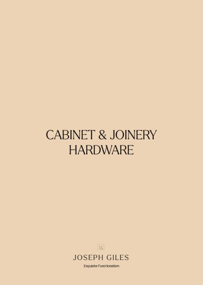 JOSEPH GILES - CABINET HARDWARE - LOOKBOOK 2024