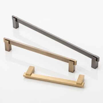 Holmes solid brass cabinet handle