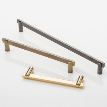 Bailey solid brass cabinet handle