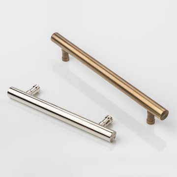 Fowler solid brass cabinet handle