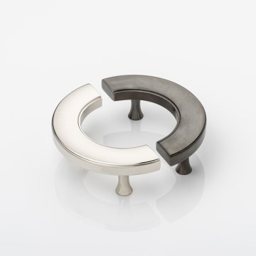 Charters solid brass cabinet handle