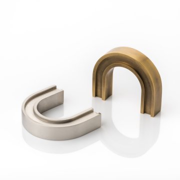 Arkwright solid brass cabinet pull