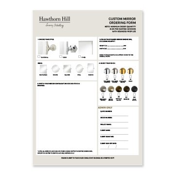 Design your own custom mirror