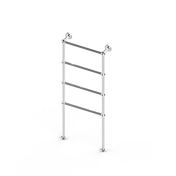 Traditional floor mounted towel warmer 525W x 1475H x 138D