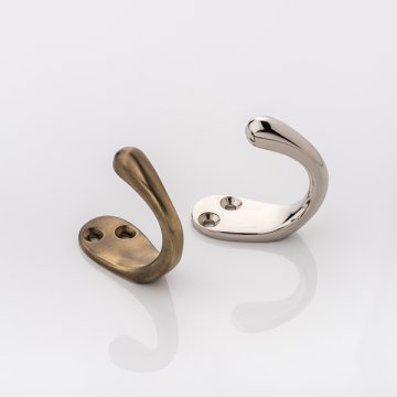 Old Vic solid brass hook