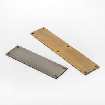 Solid brass extra thick push plate