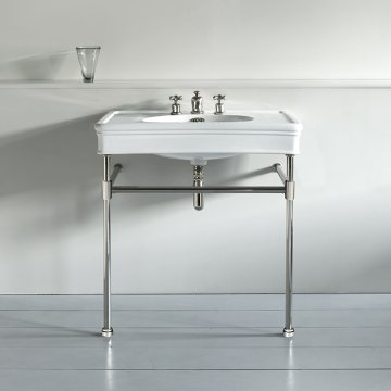 Lonsdale 860mm large basin on basin stand
