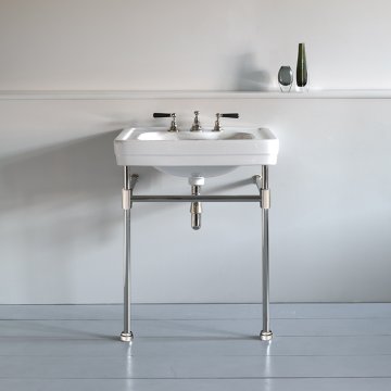 Soho 600mm small basin on basin stand