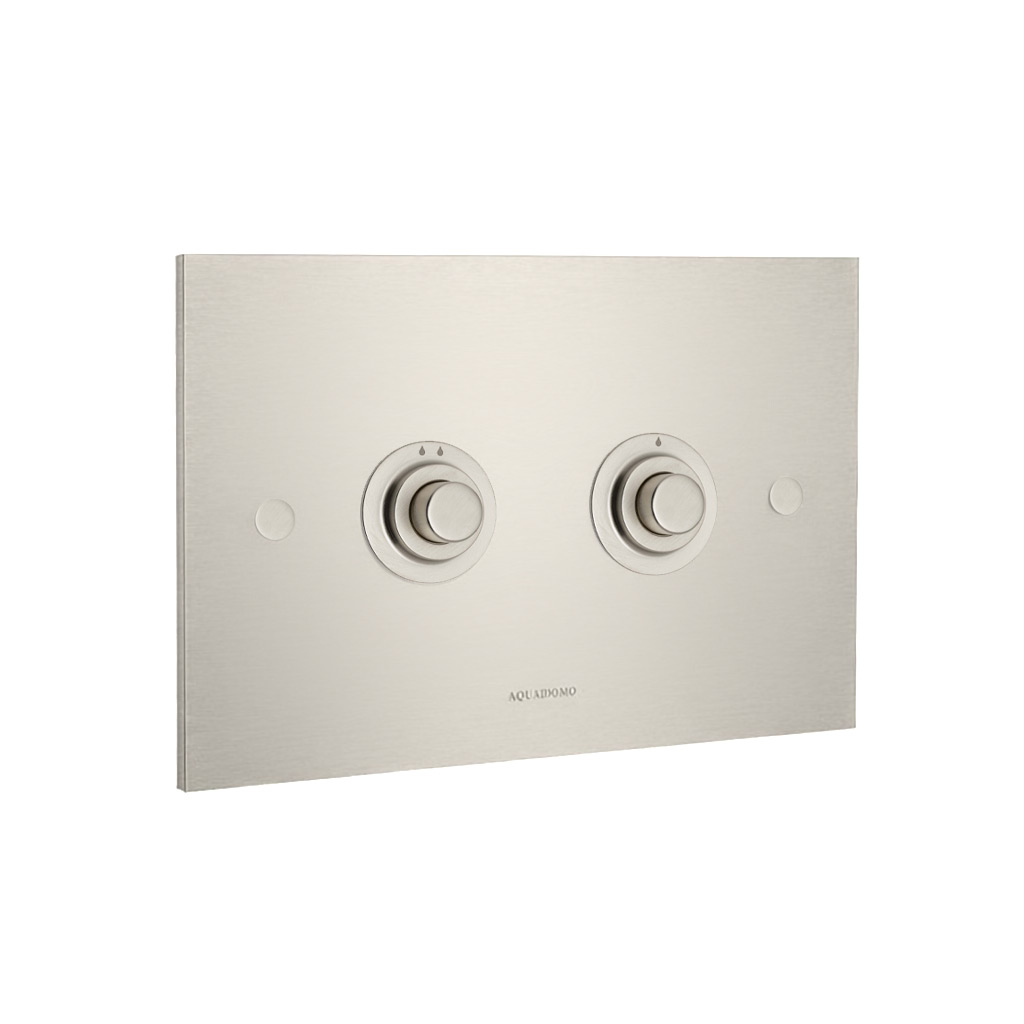 Dual-flush plate for Geberit Sigma8 in-wall cistern