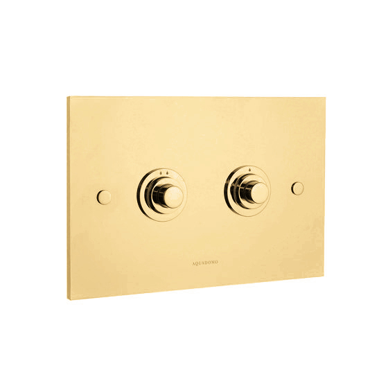 Dual-flush plate for Geberit Sigma8 in-wall cistern