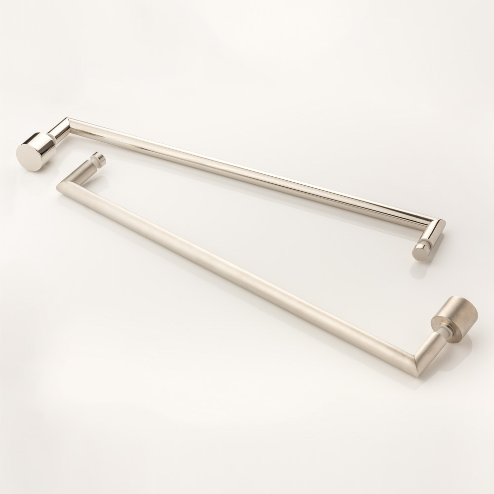 Arnold solid brass towel rail and shower door knob