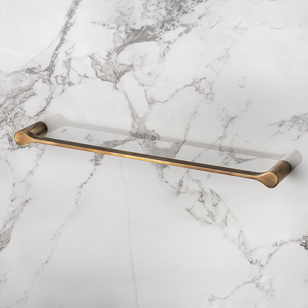Fonteyn solid brass towel rail