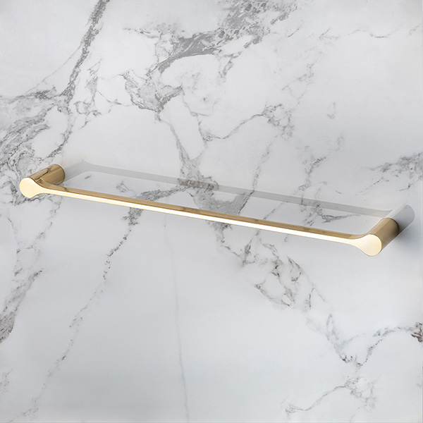 Fonteyn solid brass towel rail