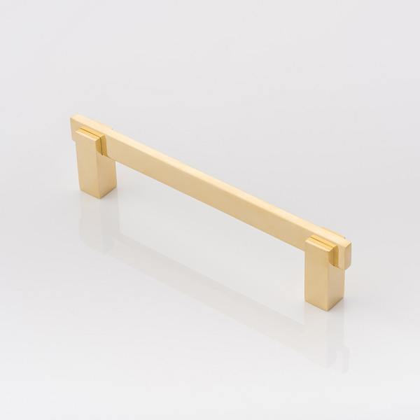 Holmes solid brass cabinet handle