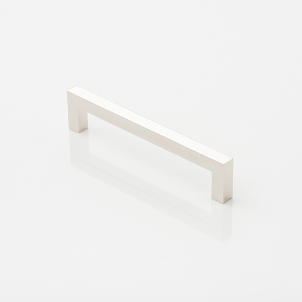 Cube solid brass cabinet handle