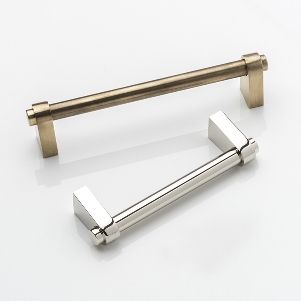 Irvine solid brass cabinet handle