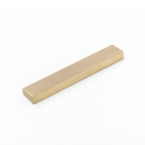 Ledge solid brass cabinet handle
