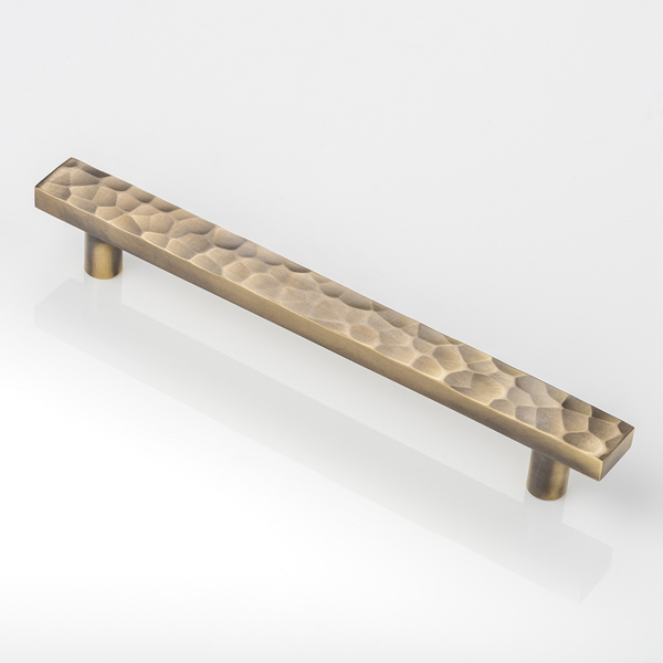 Hammered cabinet handle