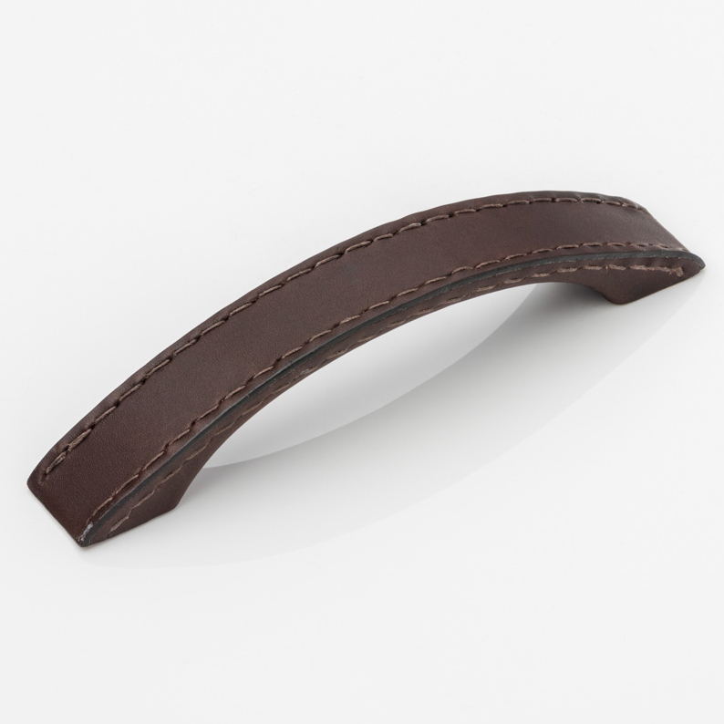 Montague bridle leather cabinet handle