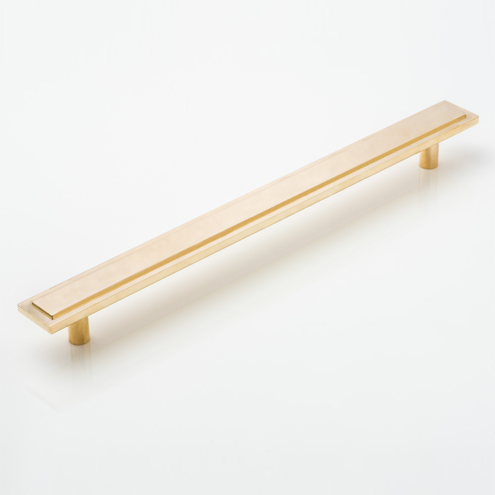 Harrison solid brass cabinet handle