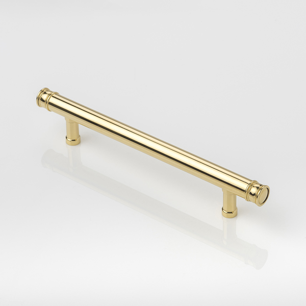 Huntingford solid brass cabinet handle