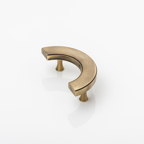 Charters solid brass cabinet handle