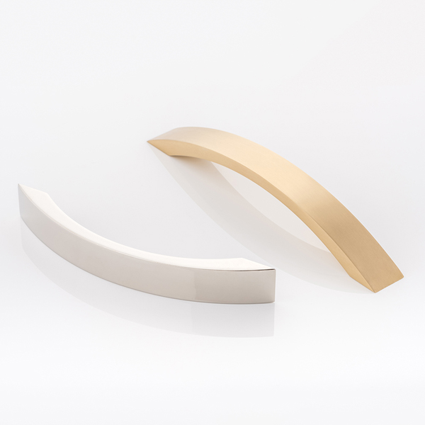 Hanworth solid brass cabinet handle