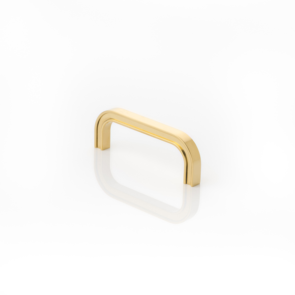 Arkwright solid brass cabinet handle