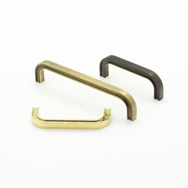 Arkwright solid brass cabinet handle