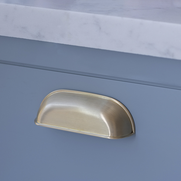 Buxton solid brass cup handle