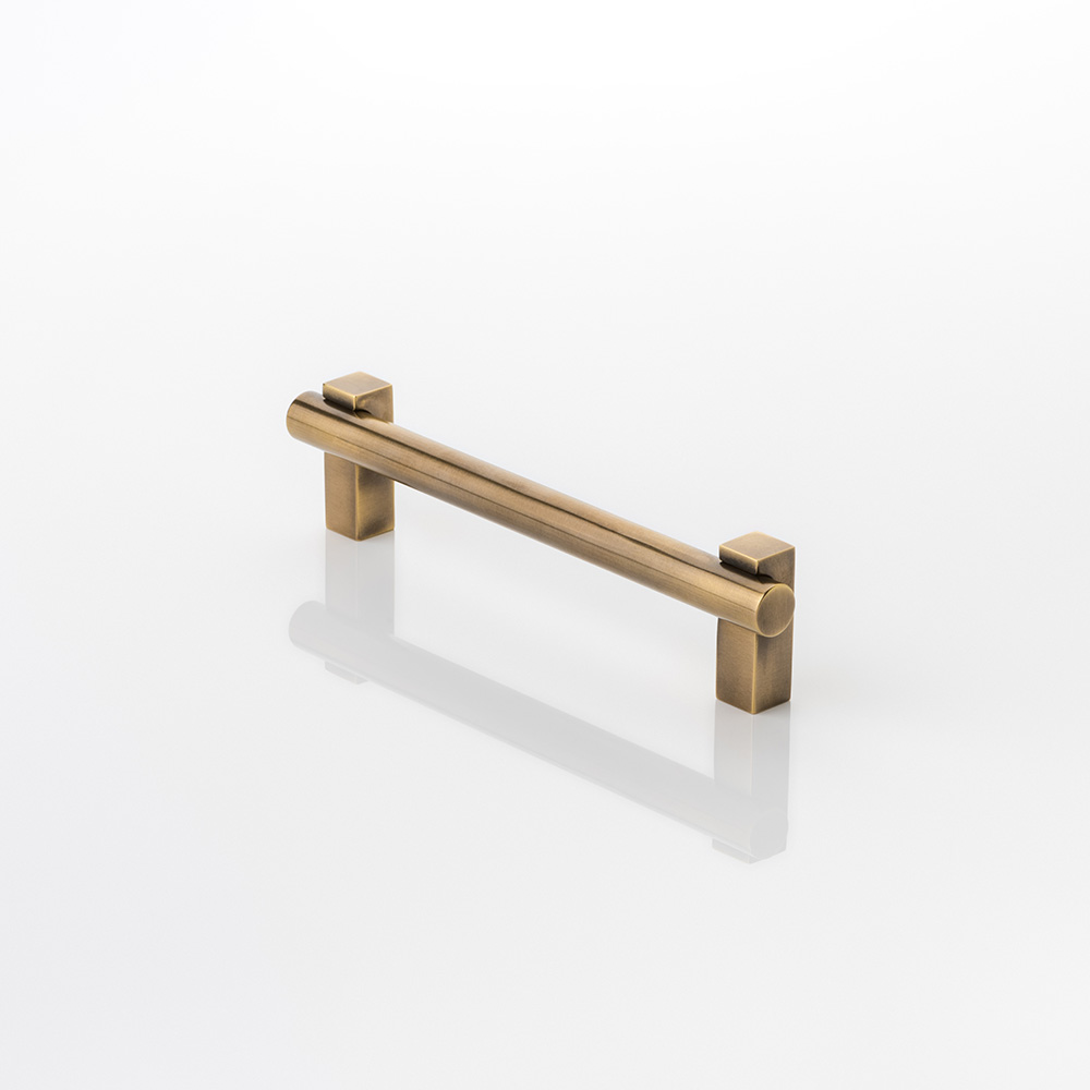 KH Intersect solid brass cabinet handle