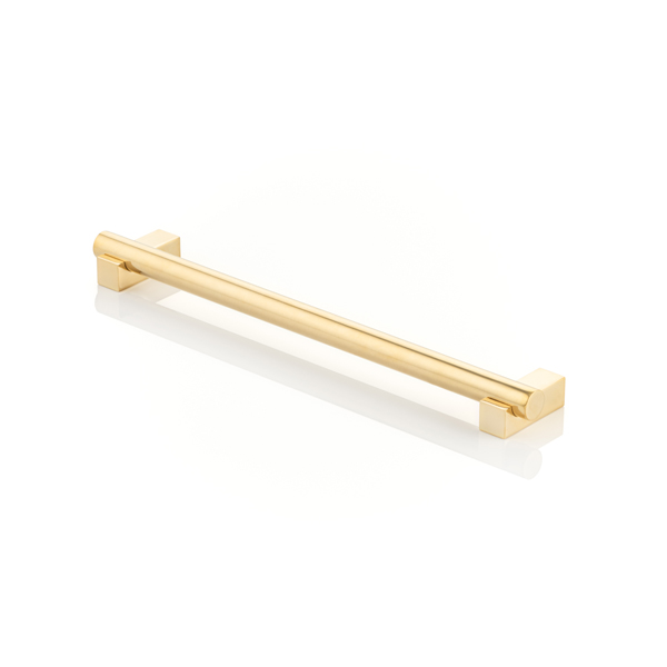 KH Intersect solid brass cabinet handle