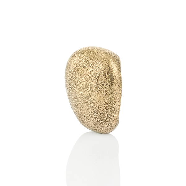 Cove solid bronze cabinet handle