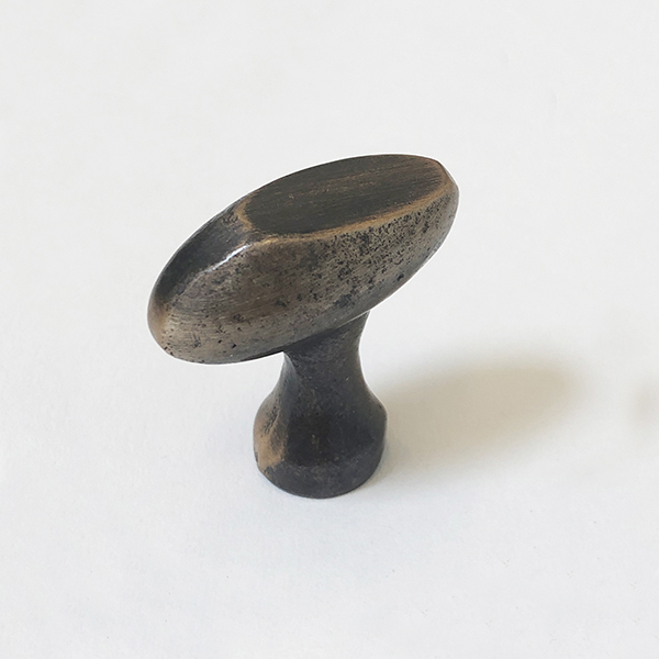 Organo solid bronze cabinet oval pull