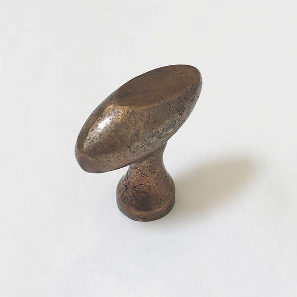 Organo solid bronze cabinet oval pull