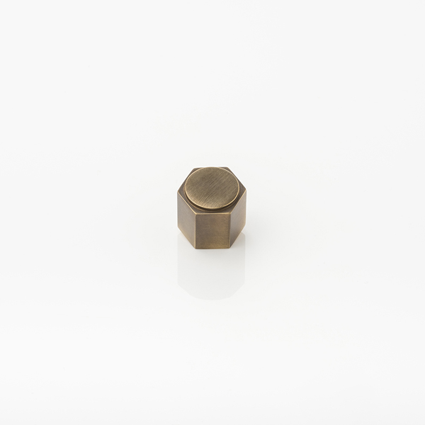 Theodore solid brass cabinet pull