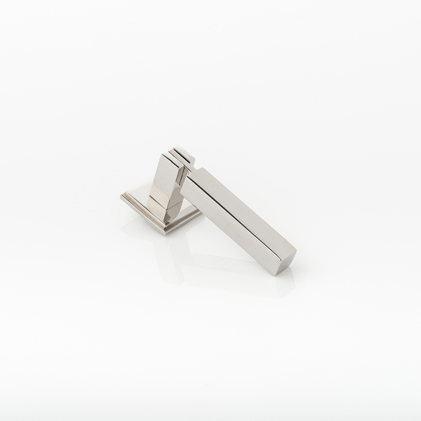 Cube solid brass drop swing cabinet pull