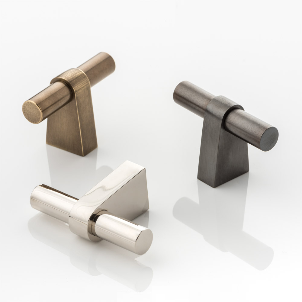 Irvine solid brass cabinet pull