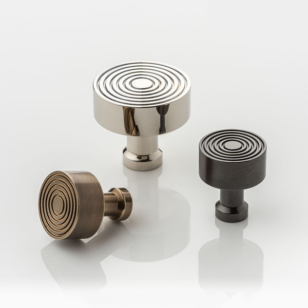 Fowler solid brass cabinet pull