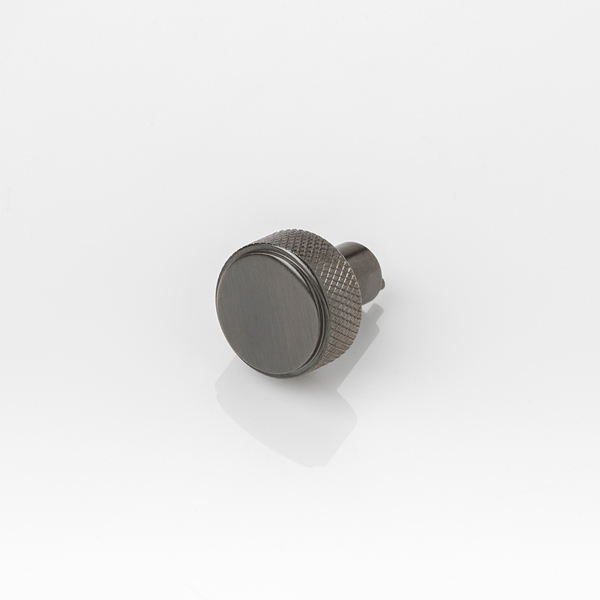 Montgomery solid brass cabinet pull with diamond knurl