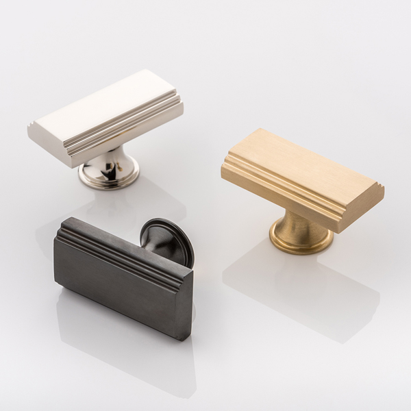 Dewhurst II solid brass cabinet pull