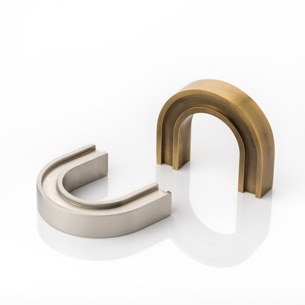 Arkwright solid brass cabinet pull