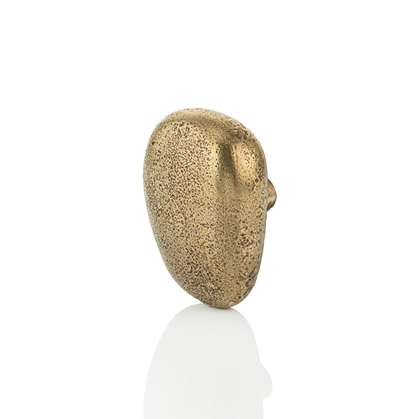 Cove solid brass cabinet pull