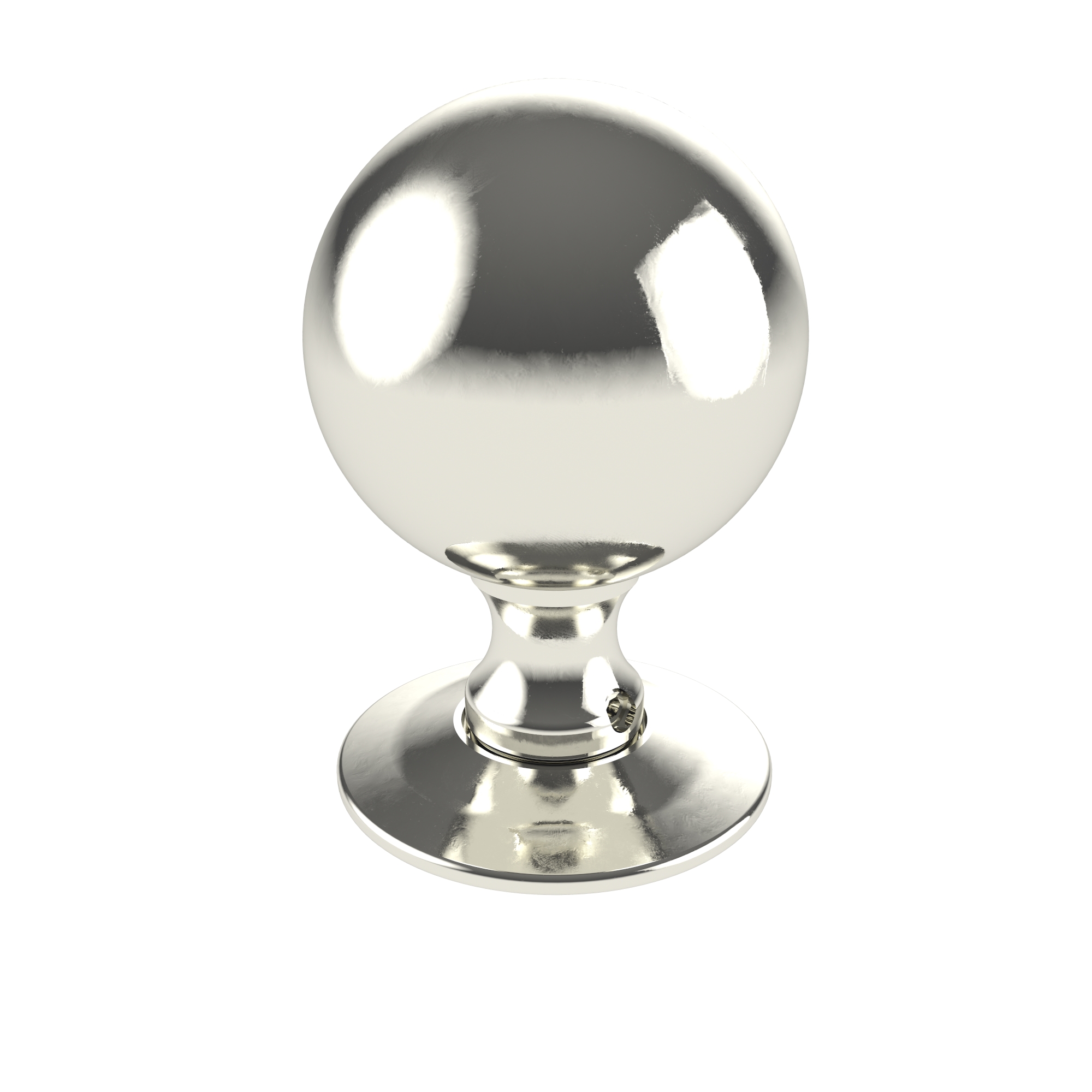 Durham solid brass door knob with tapered rose