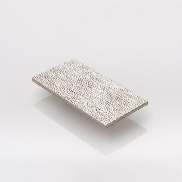 Molten texture solid bronze door pull