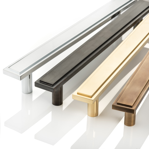 Harrison solid brass door pull