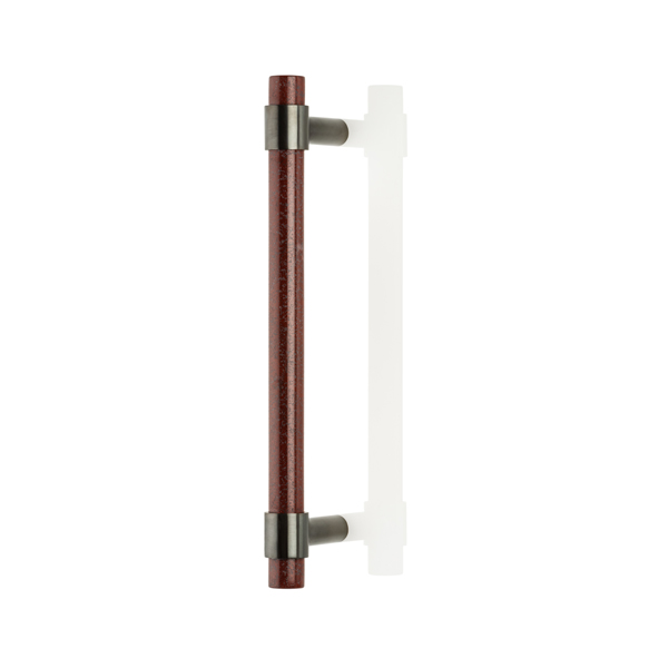 Collett solid brass & marble door pull