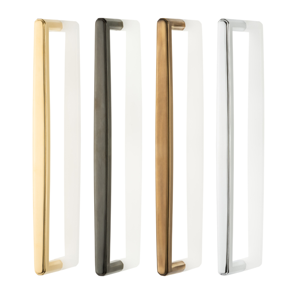 Alexander solid brass door pull