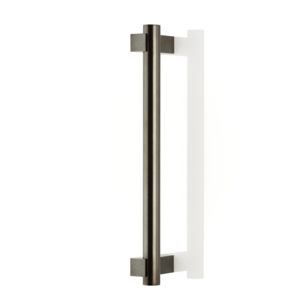 KH Intersect solid brass door pull