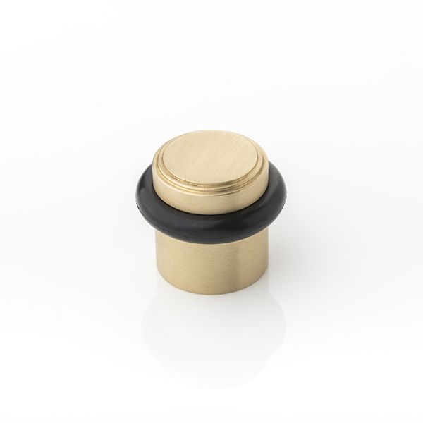 Bartlett solid brass floor mounted door stop
